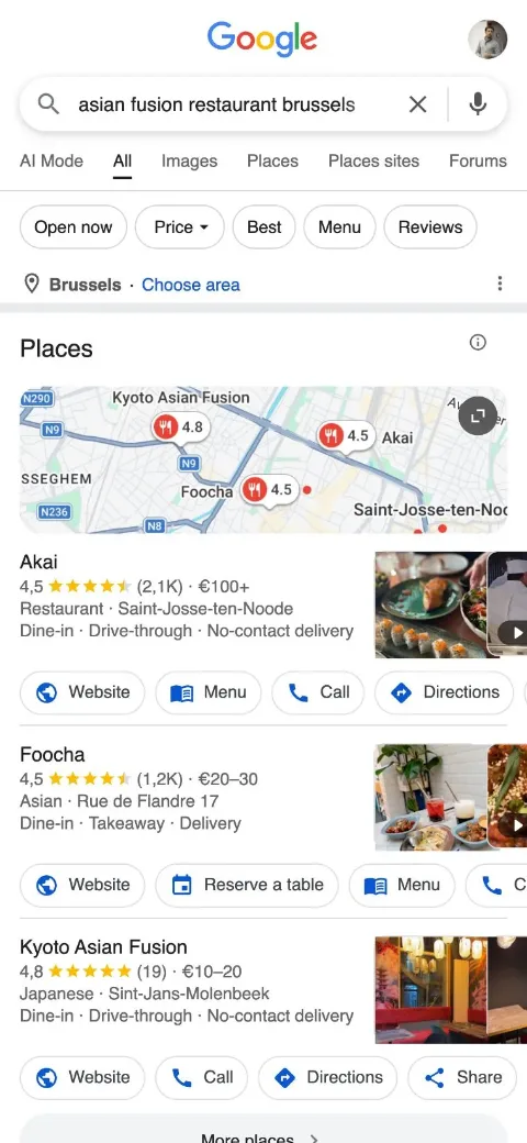 Classement Google