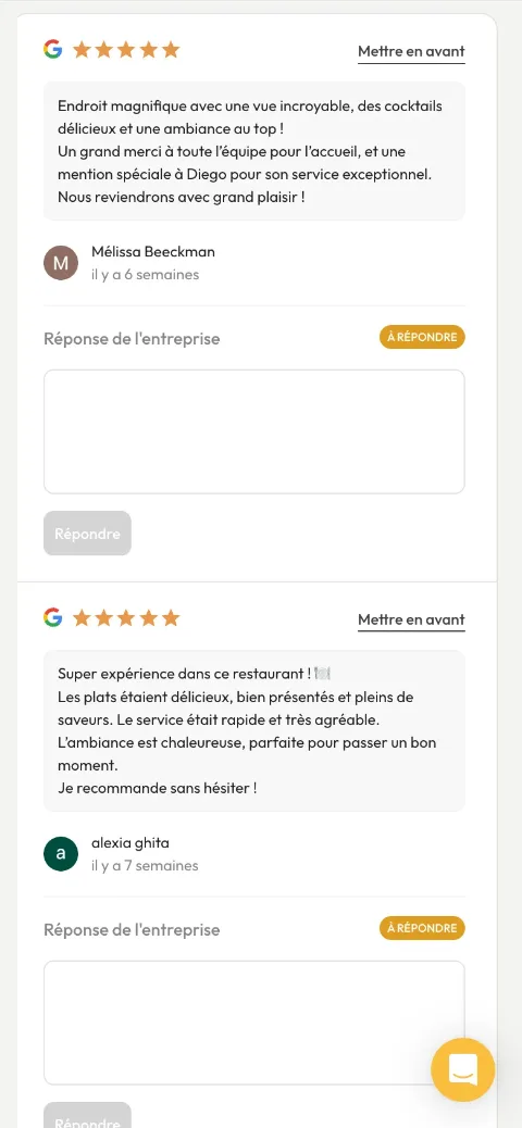 Avis clients